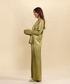 Dames pyjamabroek groen