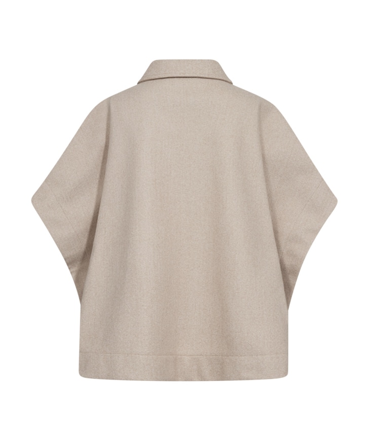 Dames cape beige
