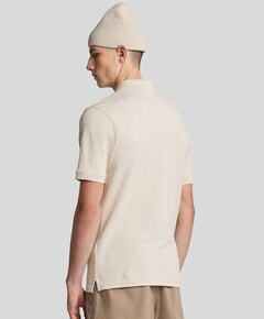 Heren polo beige