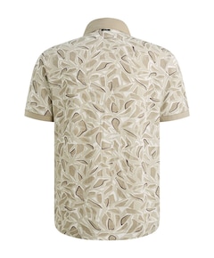 Heren polo beige