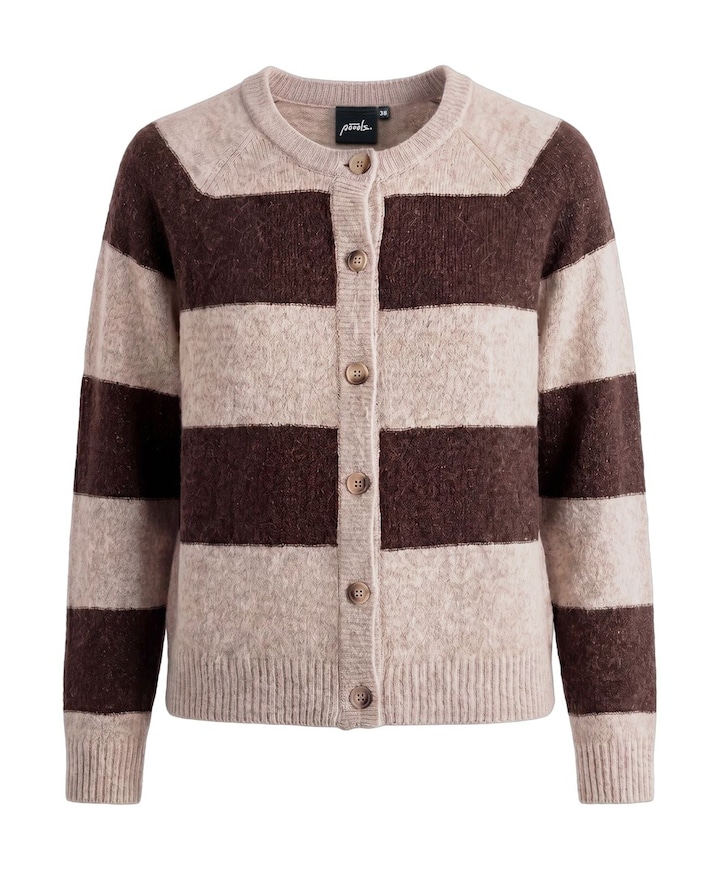 Dames vest bruin