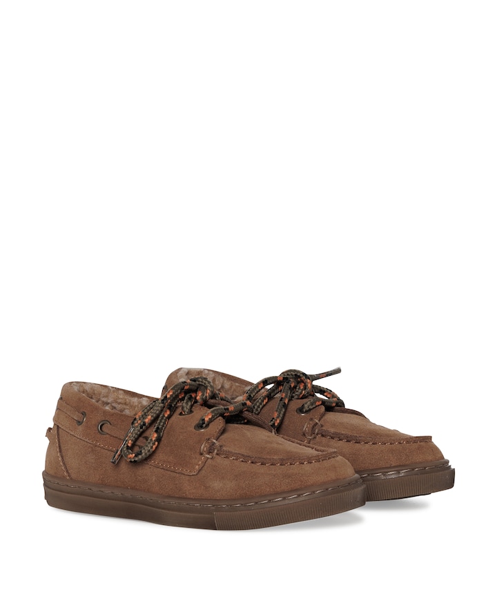meisjes veterschoenen beige