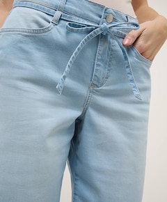 LIA CITY dames korte broek blauw