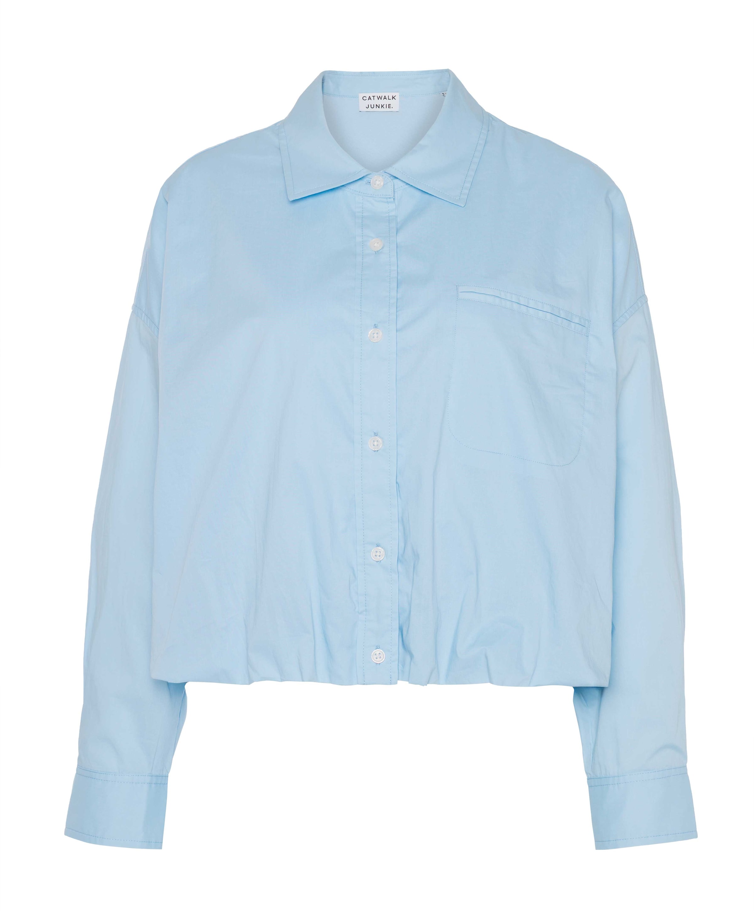 Dames blouse blauw