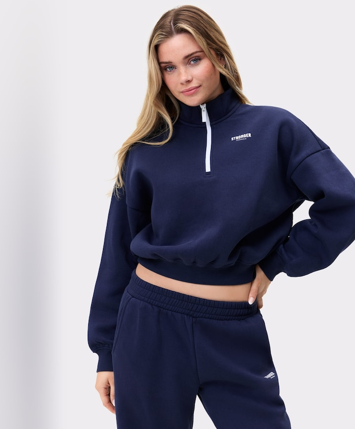 Dames trui blauw