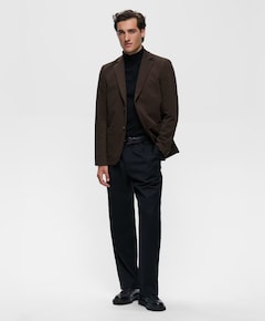 Heren colbert bruin