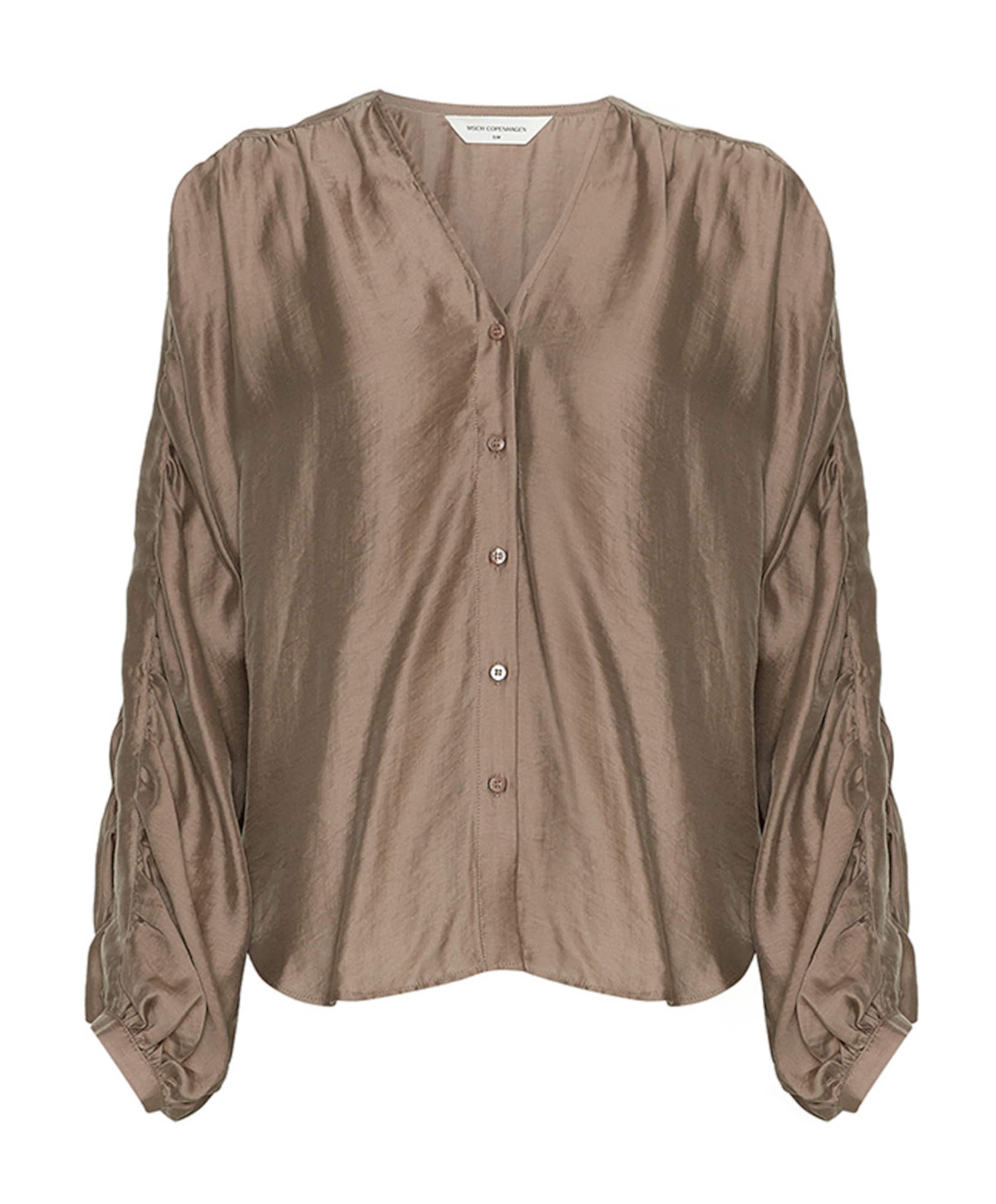 Dames blouse bruin