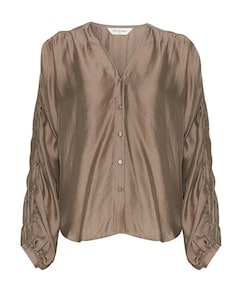 Dames blouse bruin