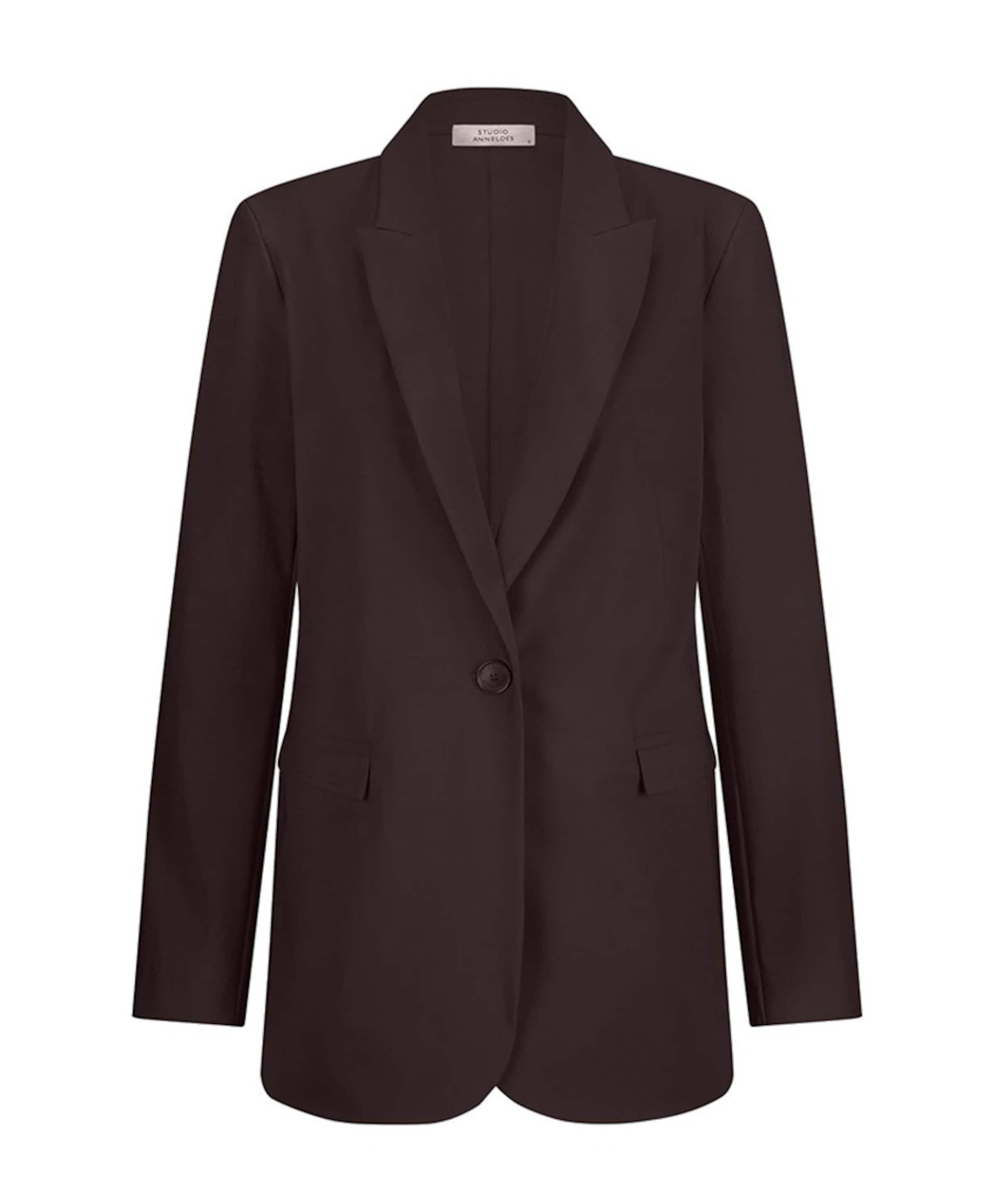 Dames blazer bruin