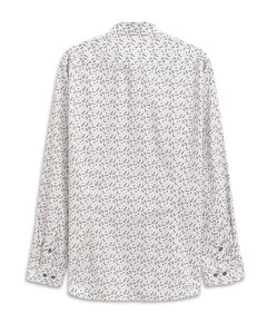 Heren overhemd lange mouw groen