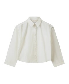Meisjes blouse lange mouw ecru