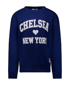 Meisjes sweater blauw