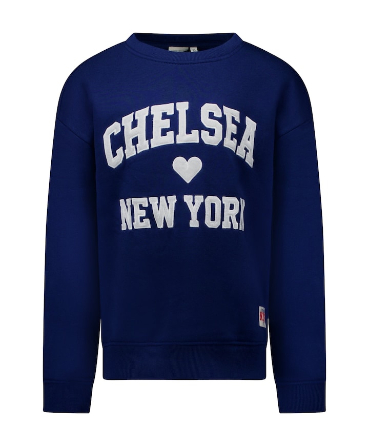 Meisjes sweater blauw