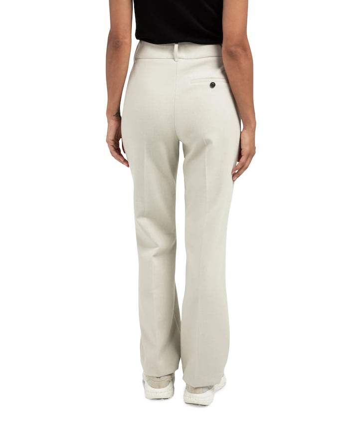 With chic waistband broek grijs