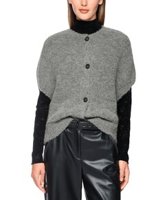 Dames vest grijs