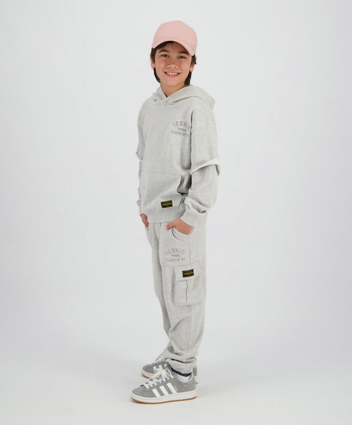 Jongens hoodie grijs