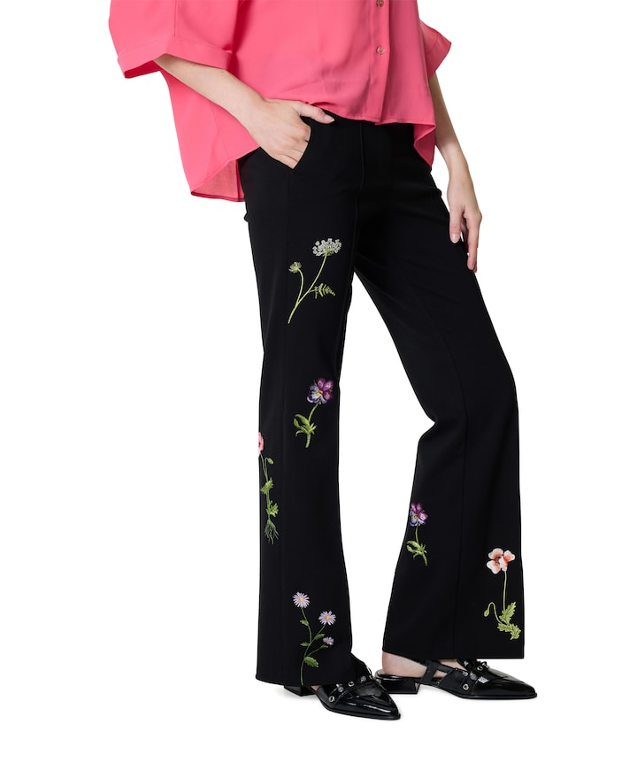 Francoise dames broek zwart