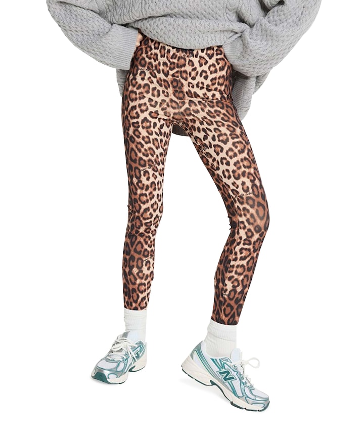 LEOPARD dames broek beige