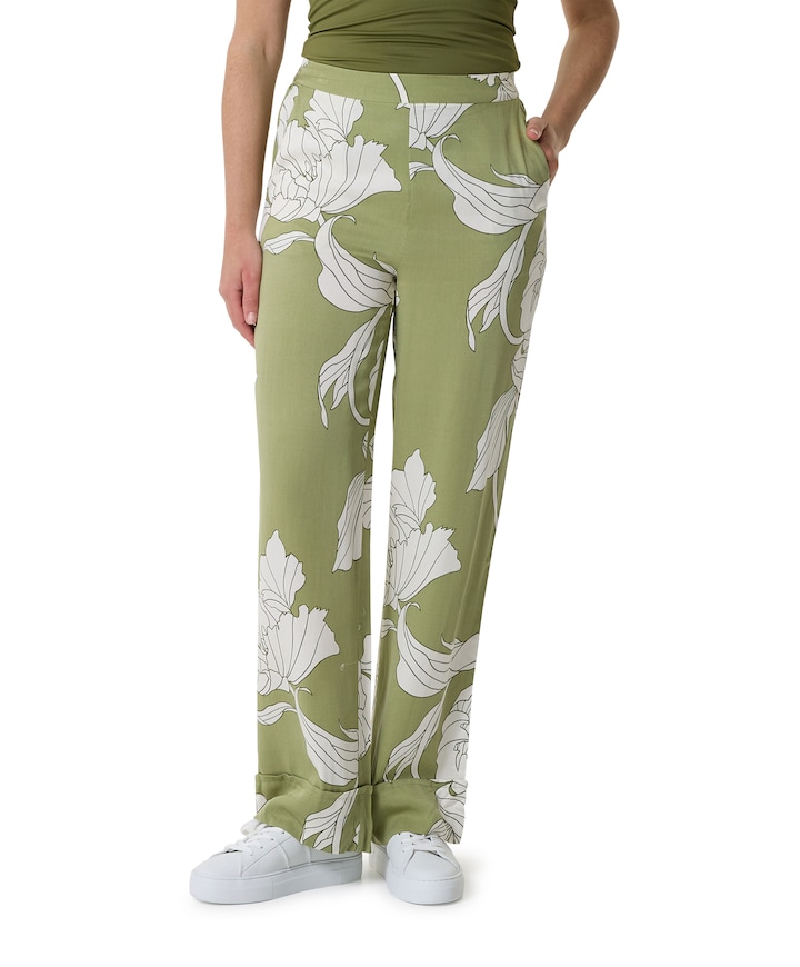 VIFLORENZA OA H/W PANTS groen