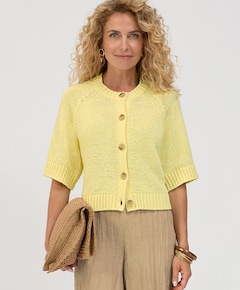 Dames vest geel