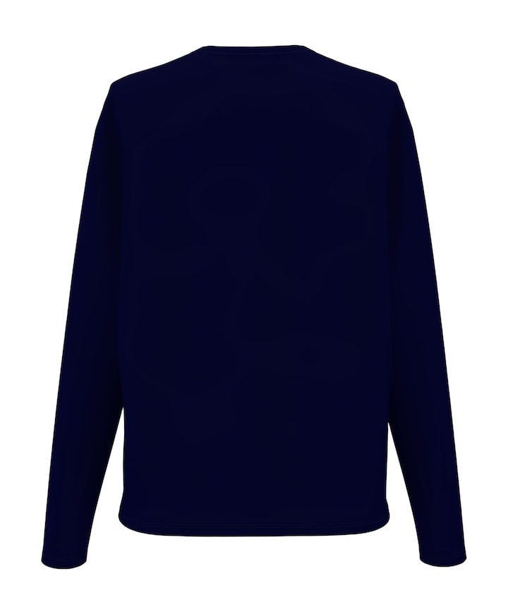 Dames longsleeve blauw