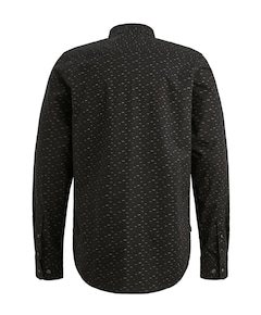 Heren overhemd lange mouw zwart