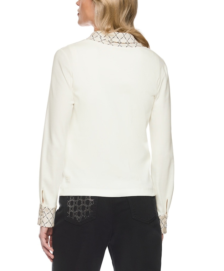 Dames vest ecru