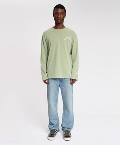 Heren longsleeve groen