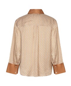 Dames blouse bruin