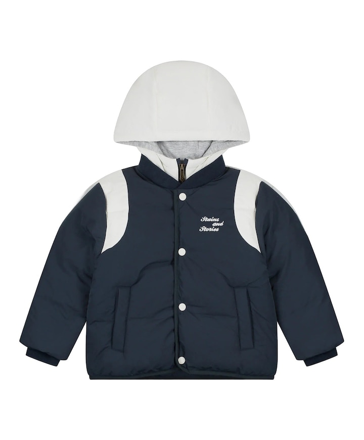 Jongens jas blauw