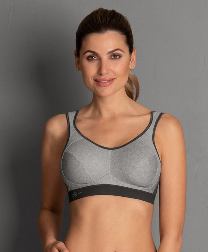 Dames sport bh grijs