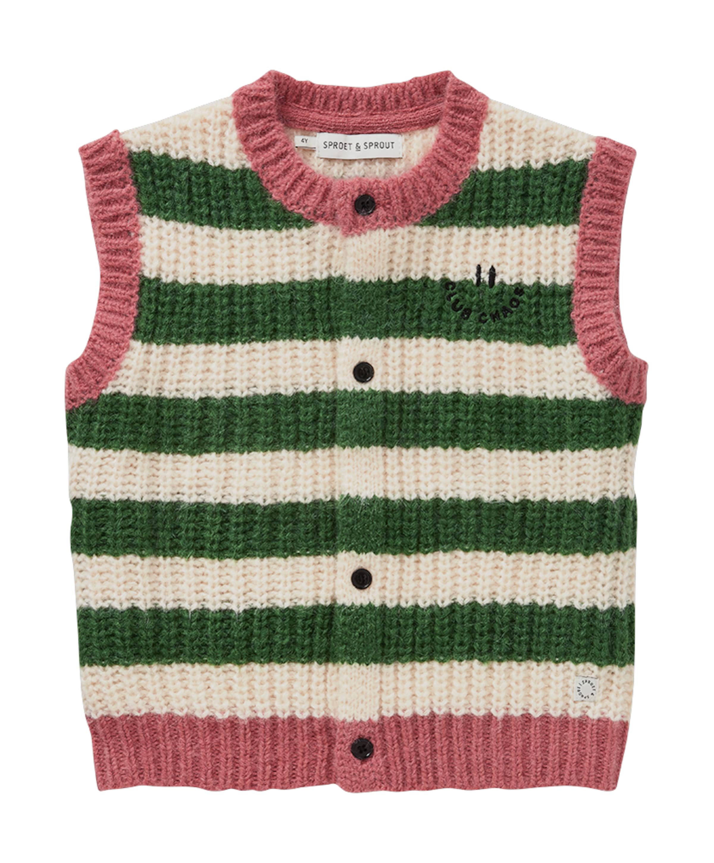 Meisjes gilet multicolor