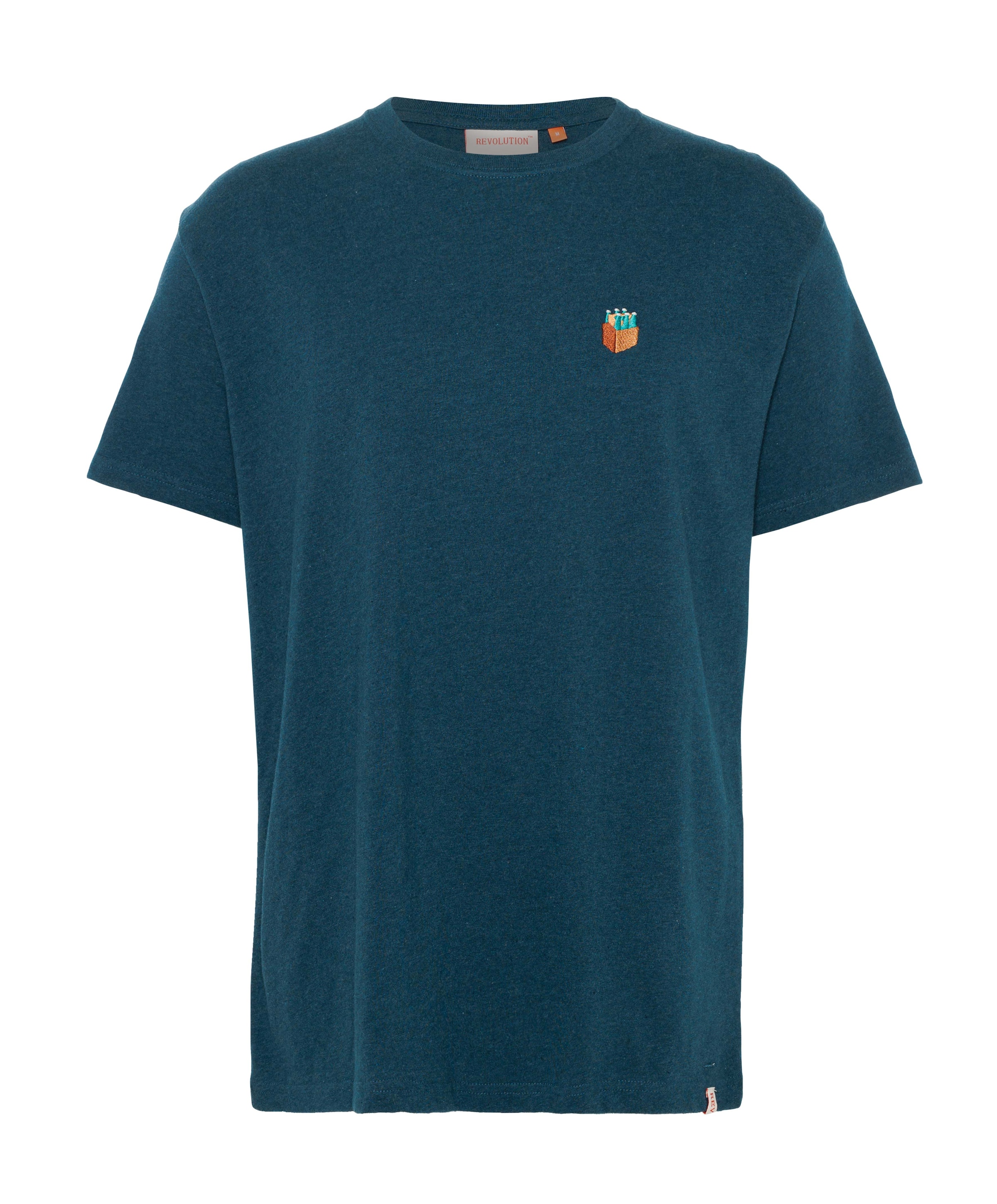 Heren T-shirt blauw