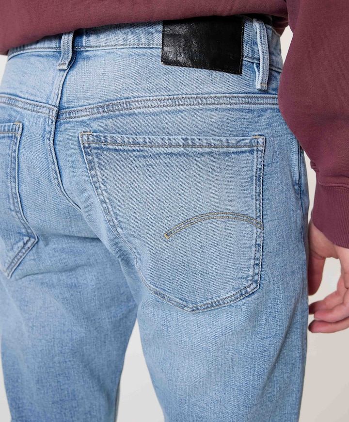 Mosa Straight heren jeans blauw