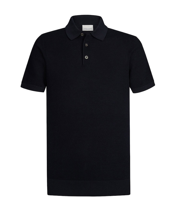 Heren polo blauw