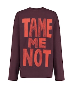 Dames longsleeve bordeaux