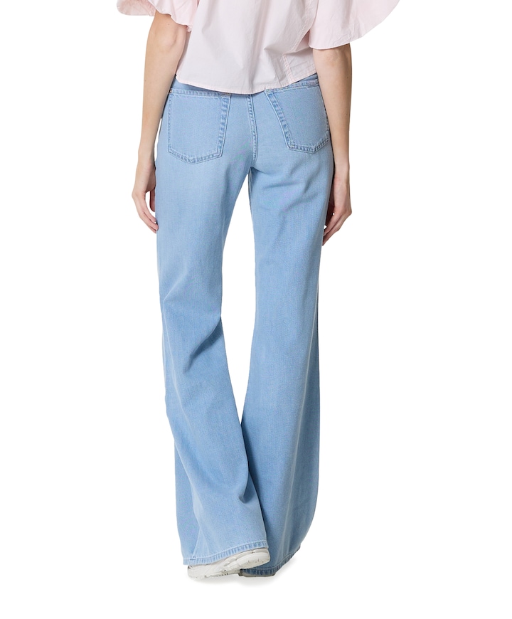 Retro Flare Hana dames jeans blauw