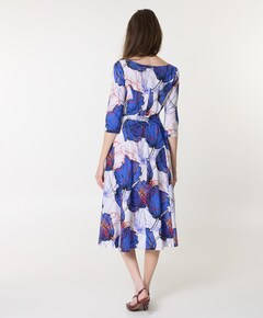 Dames jurk blauw