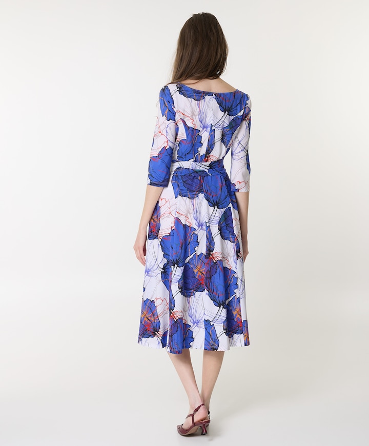 Dames jurk blauw