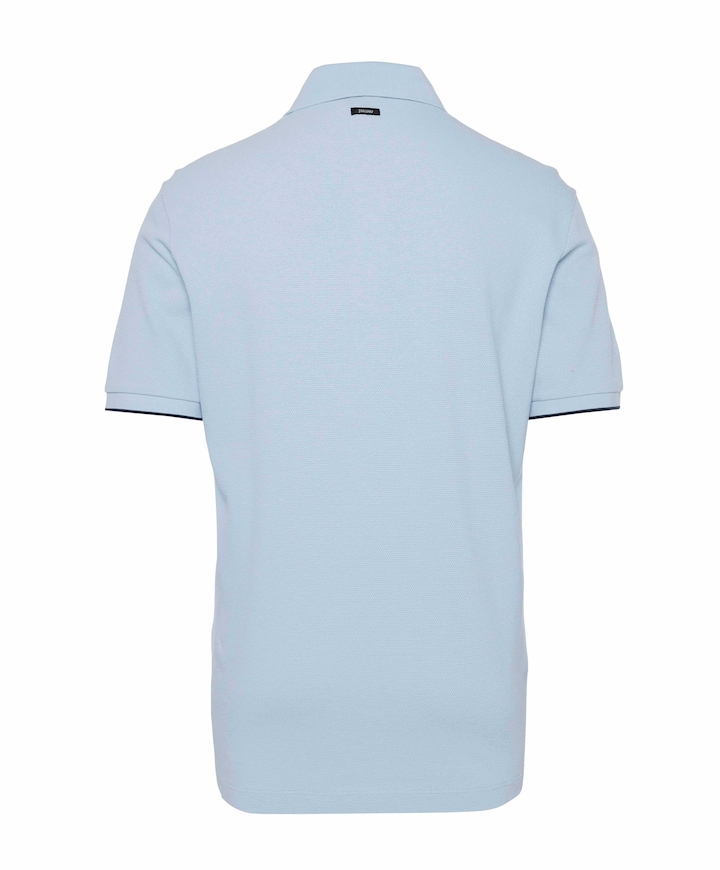 Heren polo blauw