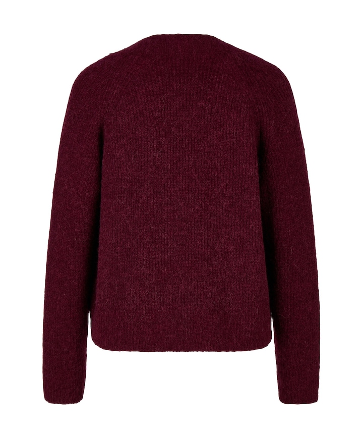 Dames vest bordeaux