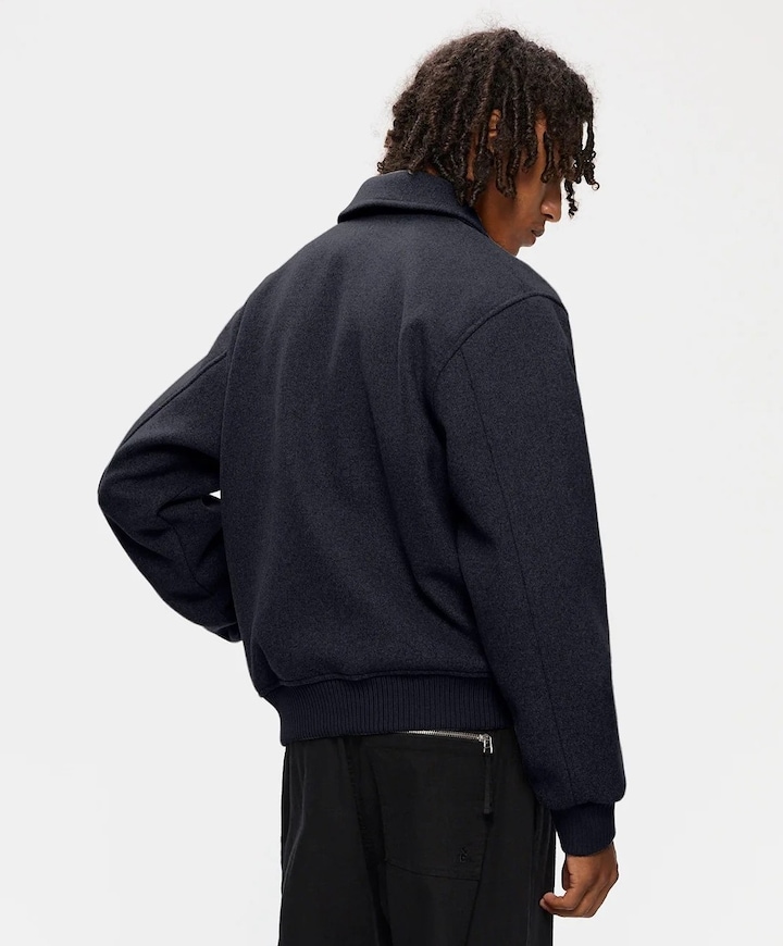 Heren jas blauw