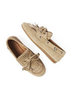 June Loua dames loafers beige