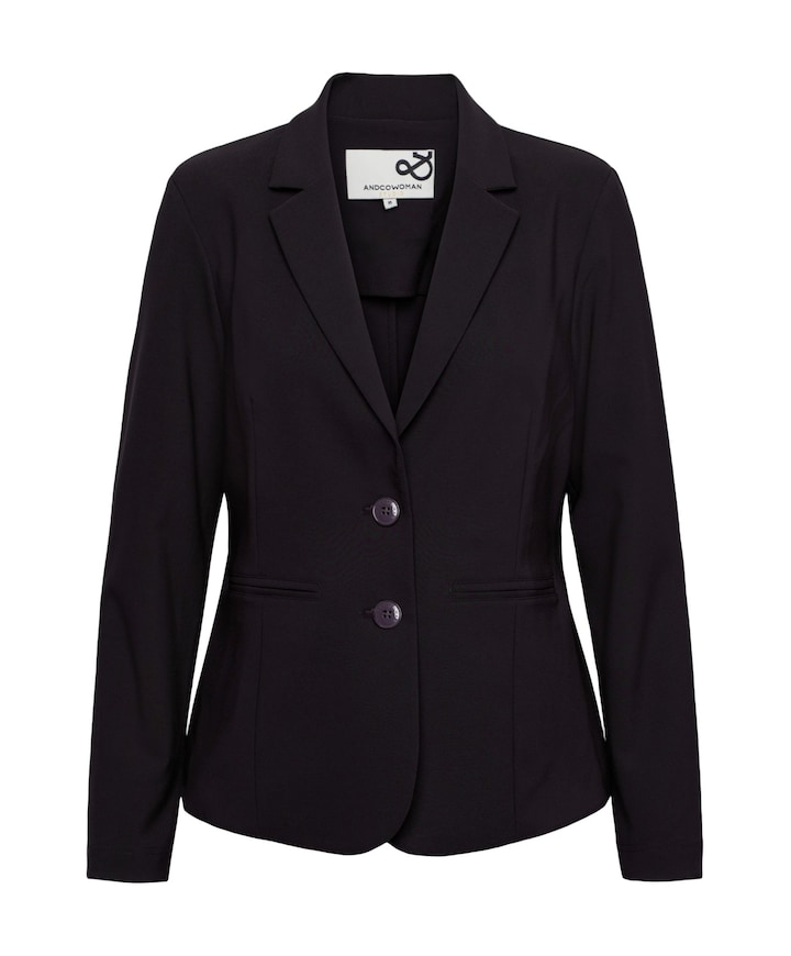 Dames blazer paars