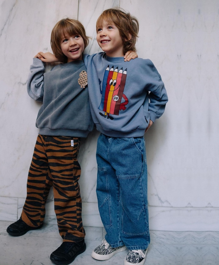 Swaggy samu uniseks jeans blauw