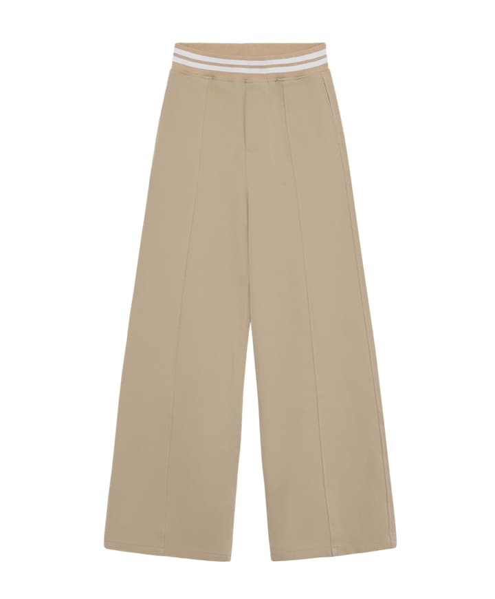 Wide Fancy meisjes broek bruin