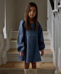 Meisjes jurk blauw