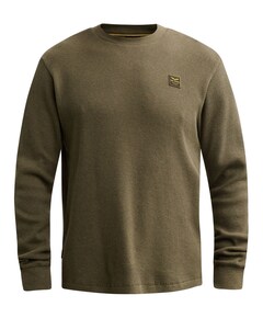 Heren longsleeve groen