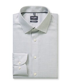 Heren overhemd lange mouw beige