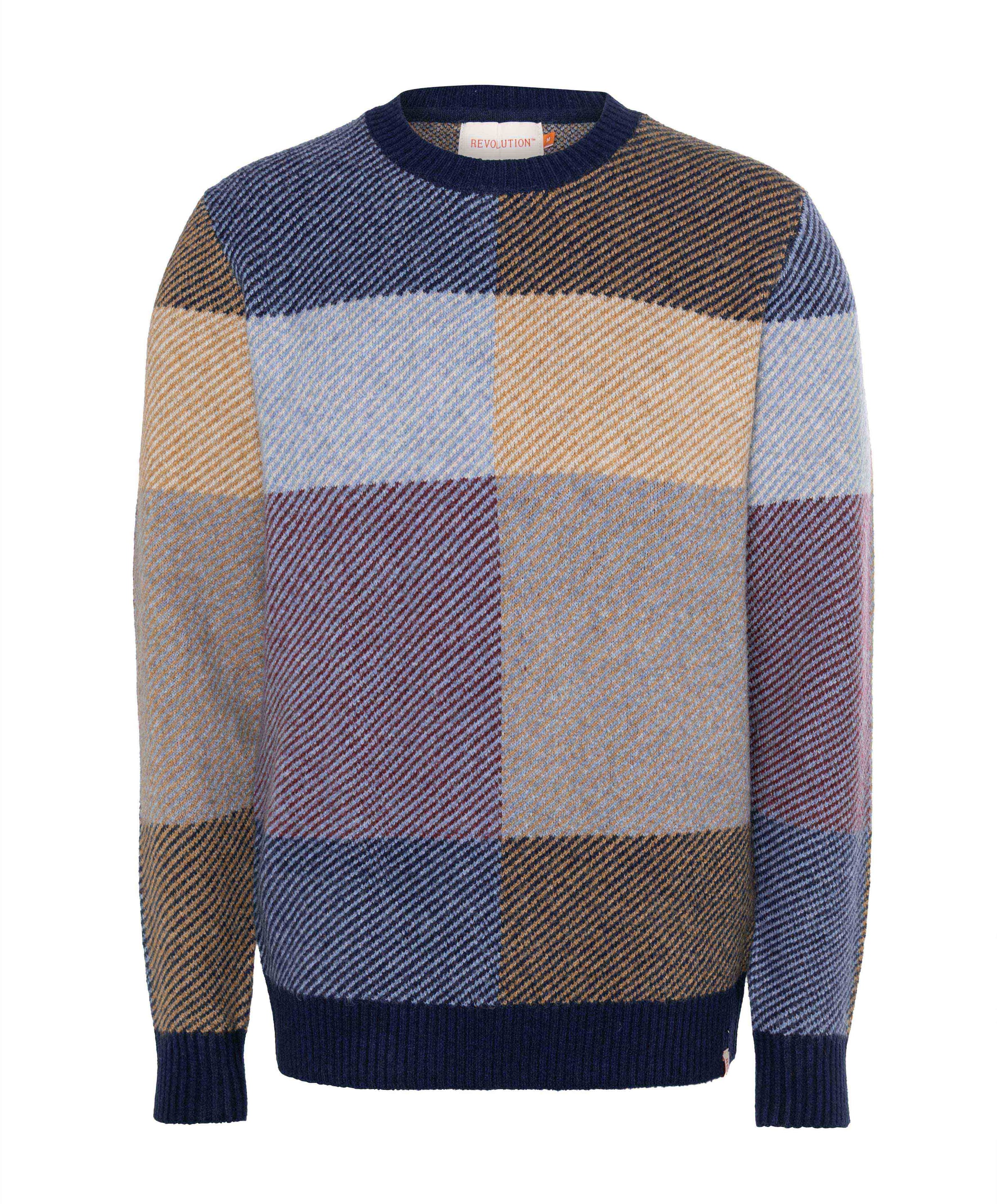 Heren sweater blauw
